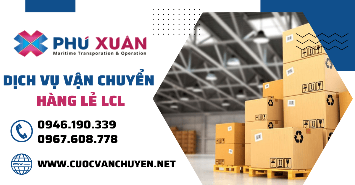 vận chuyển hàng lẻ lcl