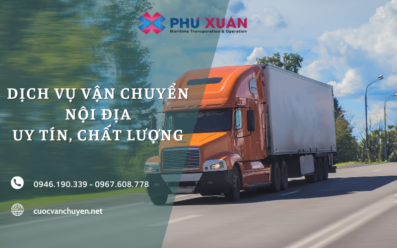 dịch vụ vận chuyển nội địa