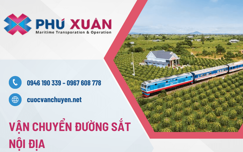 dịch vụ vận chuyển đường sắt